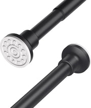 Douchegordijnstang in alluminio estensibile da 74 cm a 195 cm senza perforazione per vasca da bagno