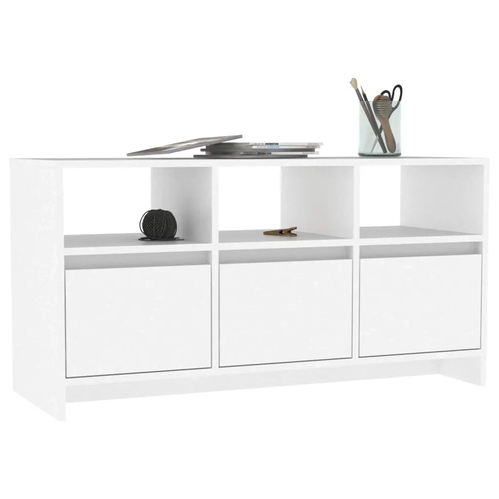 Mobile Porta TV Bianco 102x37,5x52,5 cm in Truciolato cod mxl 17592