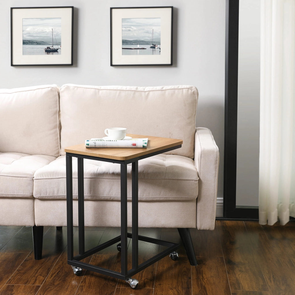 Tavolino da caffè Valora con ruote - Design compatto in rovere Sonoma