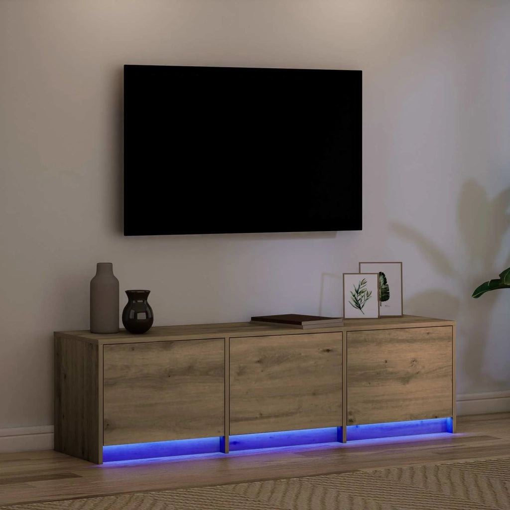 Mobile TV Rovere artigianale 140 x 34 x 40 cm Legno multistrato