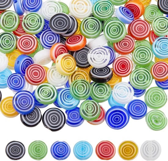 Set di 120 gocce di vetro Millefiori per creare gioielli