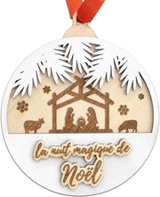 Decorazione di Natale Personalizzata - Tradizionale Decorazione di Natale - Idea di Regalo Perfetta