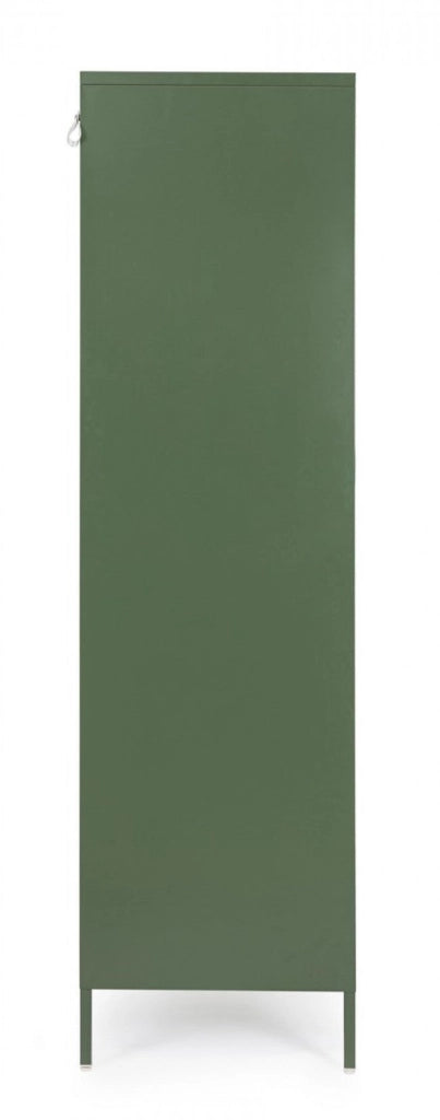 Armadio 2 Ante 50x80x185 cm Cambridge in Acciaio Verde