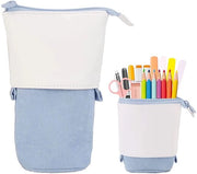 Tecnico HIQE-FL Etui per matite con cerniera, astuccio per matite a pop-up, etui per matite e penne 2-in-1, astuccio per studenti, etui per matite telescopico
