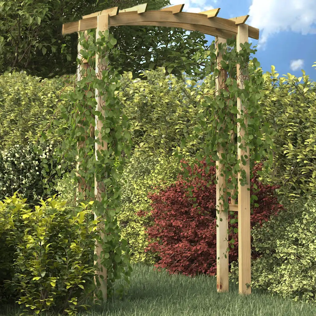 Arco a Traliccio 150x60x210 cm in Legno 41662