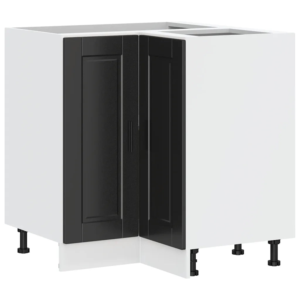 Base ad Angolo Cucina Porto Nero in Legno Multistrato