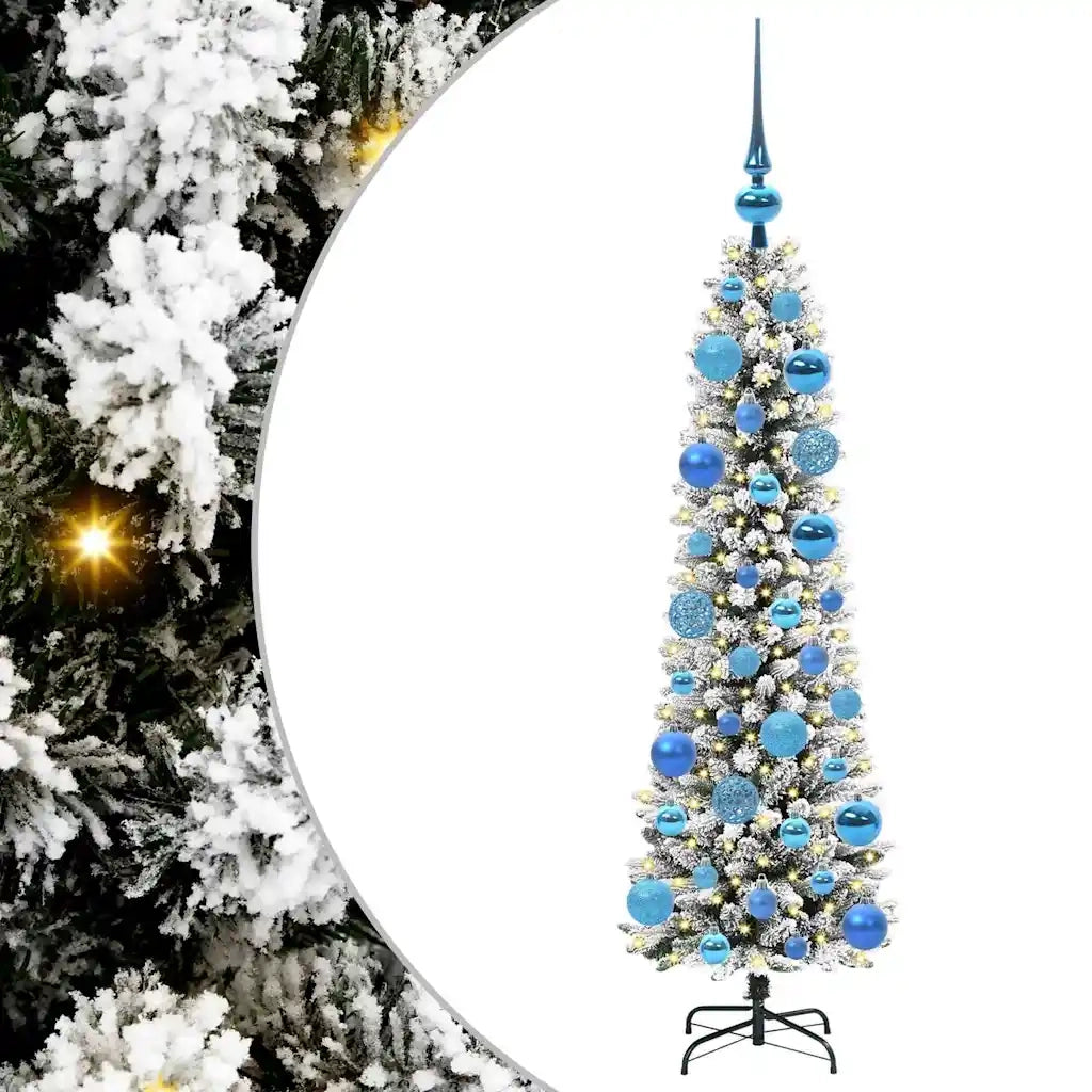 Albero di Natale artificiale con 150 LED Bianco 120 cm 3396088