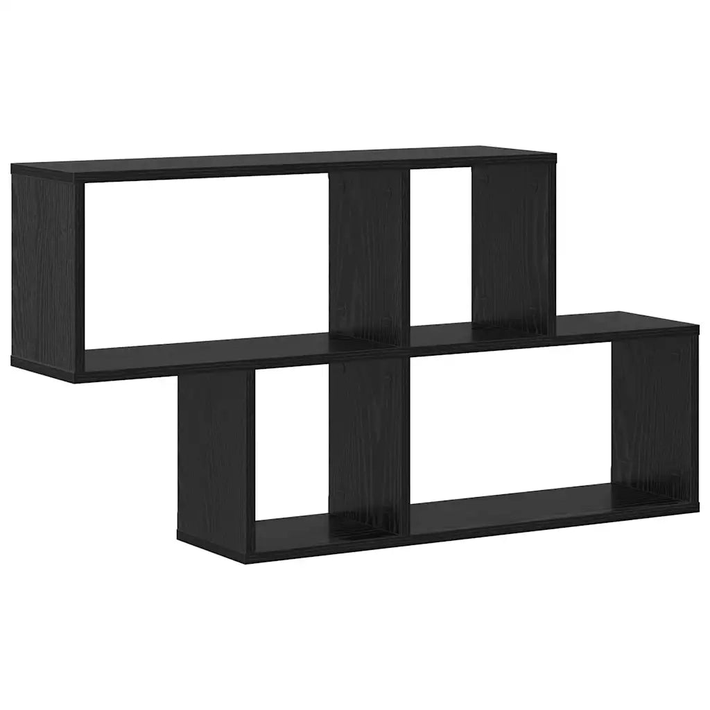Scaffale da parete A parete Nero Legno ingegnerizzato 869197