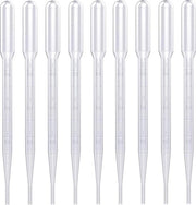 100 Set di Pipette a Gocce - Pipette di Transfert in Plastica - Strumenti di Laboratorio per Disegno - 3 ml