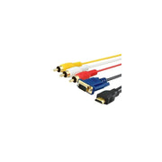 Trade Shop - Cavo Adattatore Convertitore Sdoppiatore Da Hdmi A Vga E Rca Tv Dvd Lcd Led Hdtv -