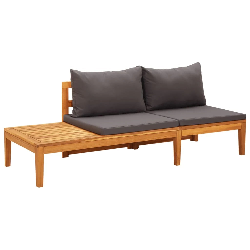 Set di mobili da giardino mobili da esterno set da 3 pezzi con cuscini legno di acacia grigio scuro 02_0015970
