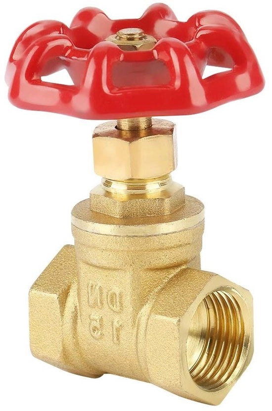 Valvola a goccia in rame con guarnizione BSPP G1/2, 232 PSI, per acqua, olio, gas - Costruzione in rame duraturo