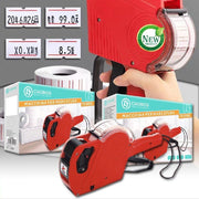Trade Shop - Etichettatrice Manuale Per Cartellini Prezzo A 8 Cifre Magazzino Negozio Tx-9100 -