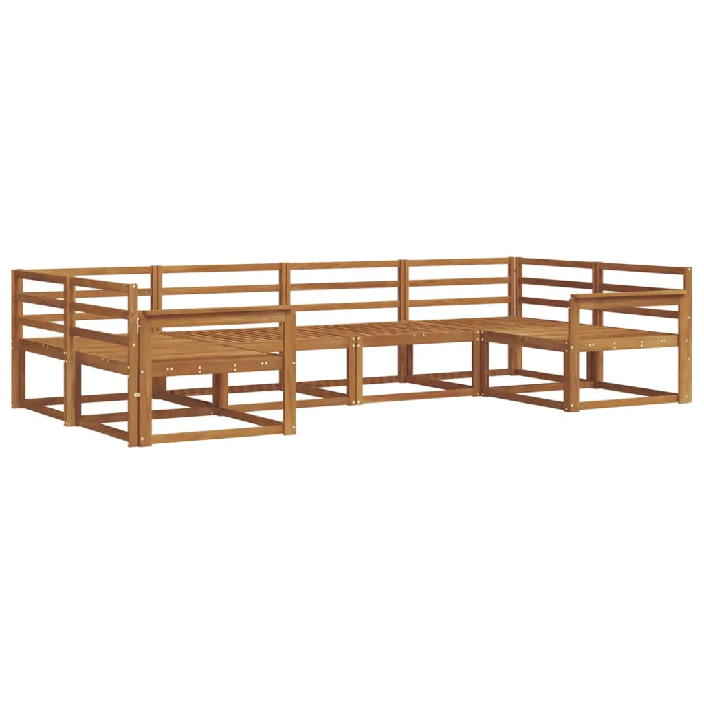 Set di divani da esterno 6 pcs Naturale