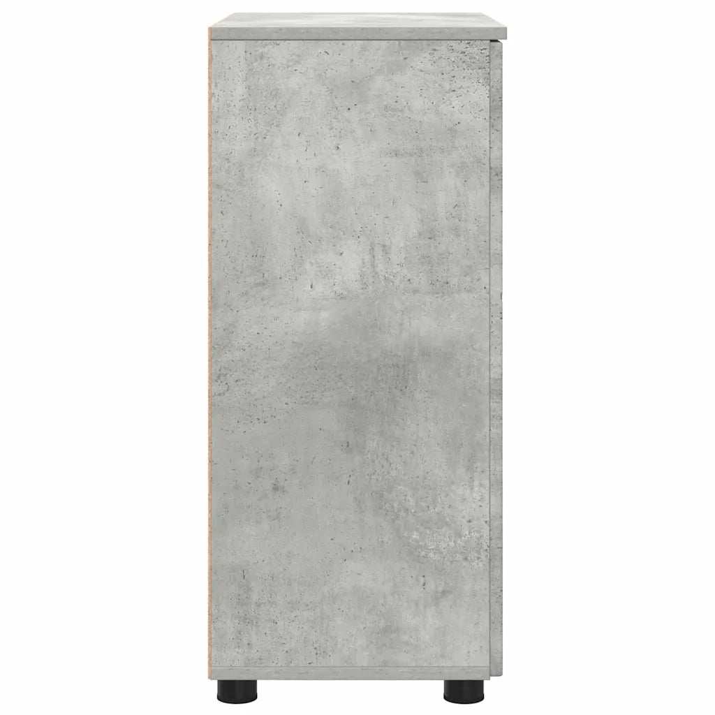 Mobile da Bagno Grigio cemento 60 x 35 x 80 cm 883307
