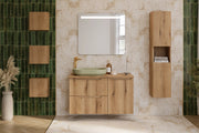 Set mobili bagno 80 cm con piano e Szafką wysoką Nova Coast Evoke 80 cm