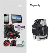 Rolle Scarpe Borsa da Porta - Borsa per Pattini Inline - Leggera in Poliestere - Grande Capacità 52x36x19 cm - Maniglia Pratica - Duratura e Facile da Lavare - Borsa per Pattinatori