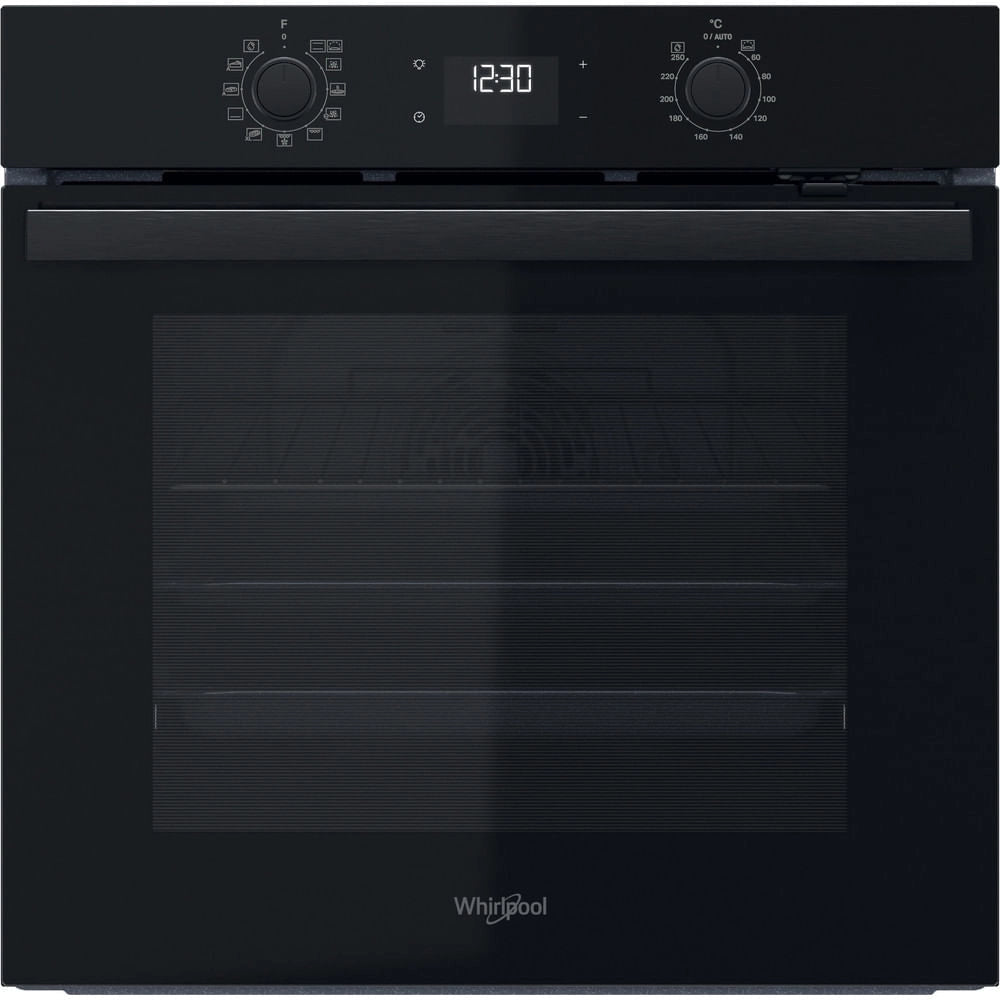 Whirlpool omr58hu1b forno a+ 60cm  71l 8f pizza nero manopole pu - 8003437939266