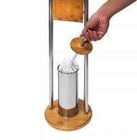 Porta Carta Igienica E Porta Scopino 390228 Bamboo