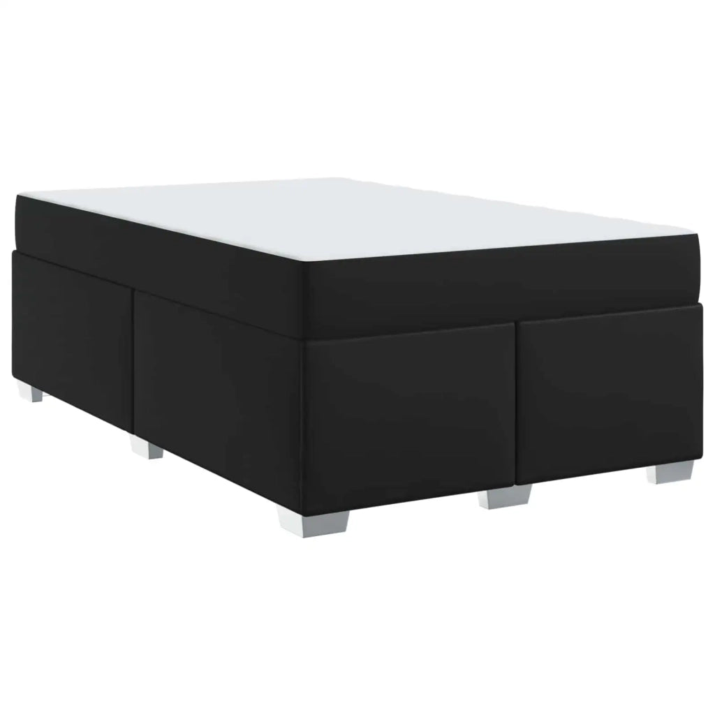 Struttura del letto con materasso Nero 120 x 200 cm Tessuto 3399234
