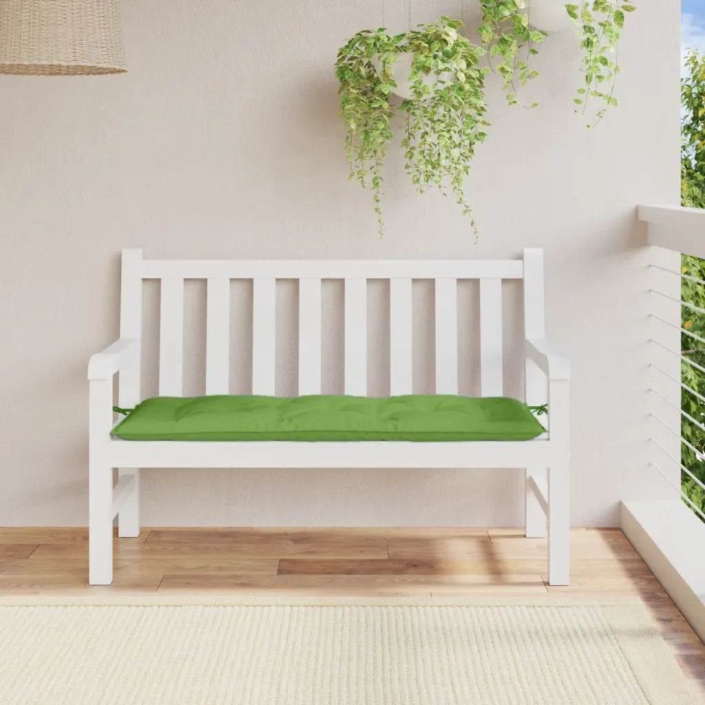 Cuscino per Panca da Giardino-Cuscini per panchina da esterno Verde M¨¦lange 120x50x7cm Tessuto