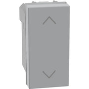 Commutatore con frecce direzionali Bticino MatixGO tasto 1-0-2 grigio JG4027N