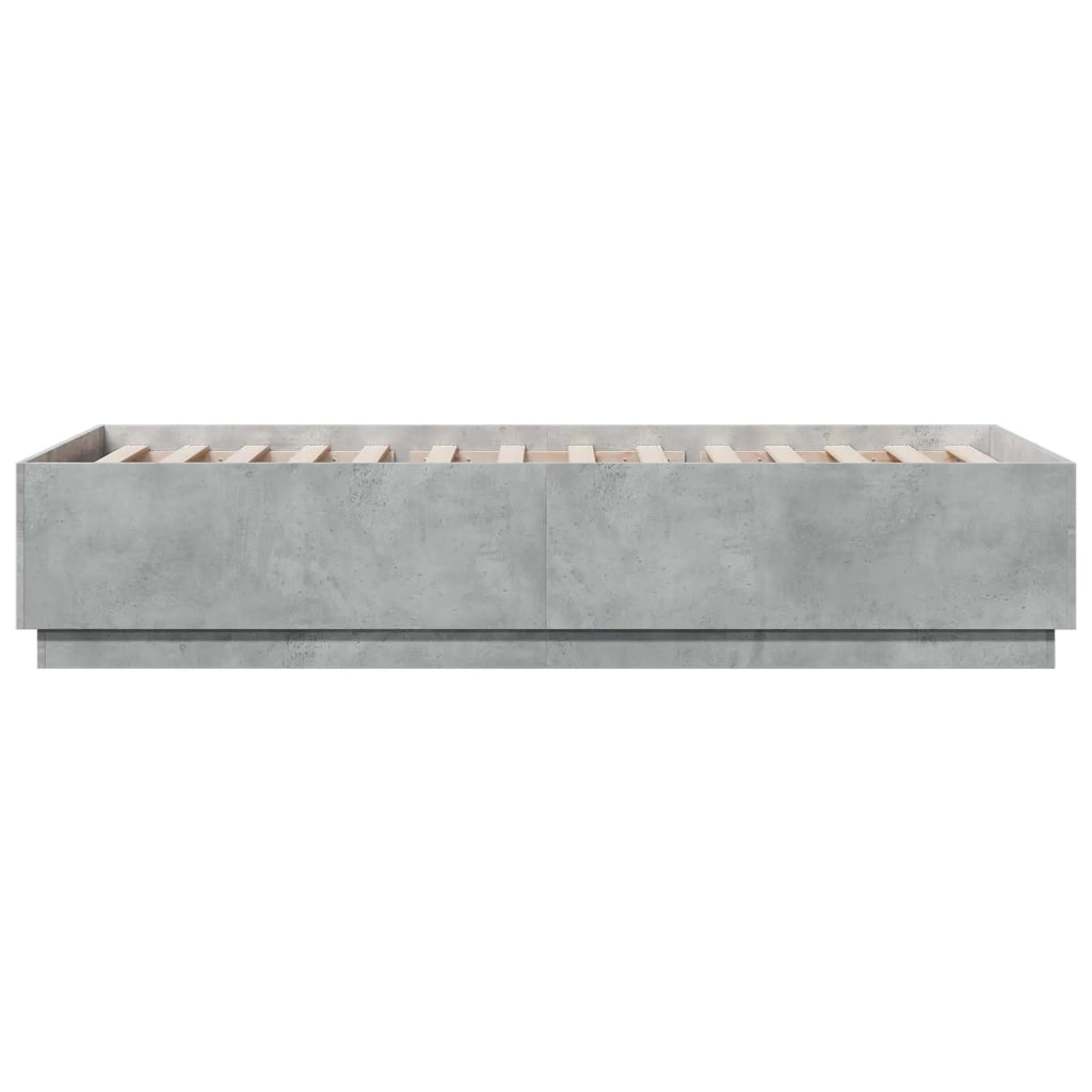 Struttura del letto Grigio Cemento 80 x 200 cm 3429658