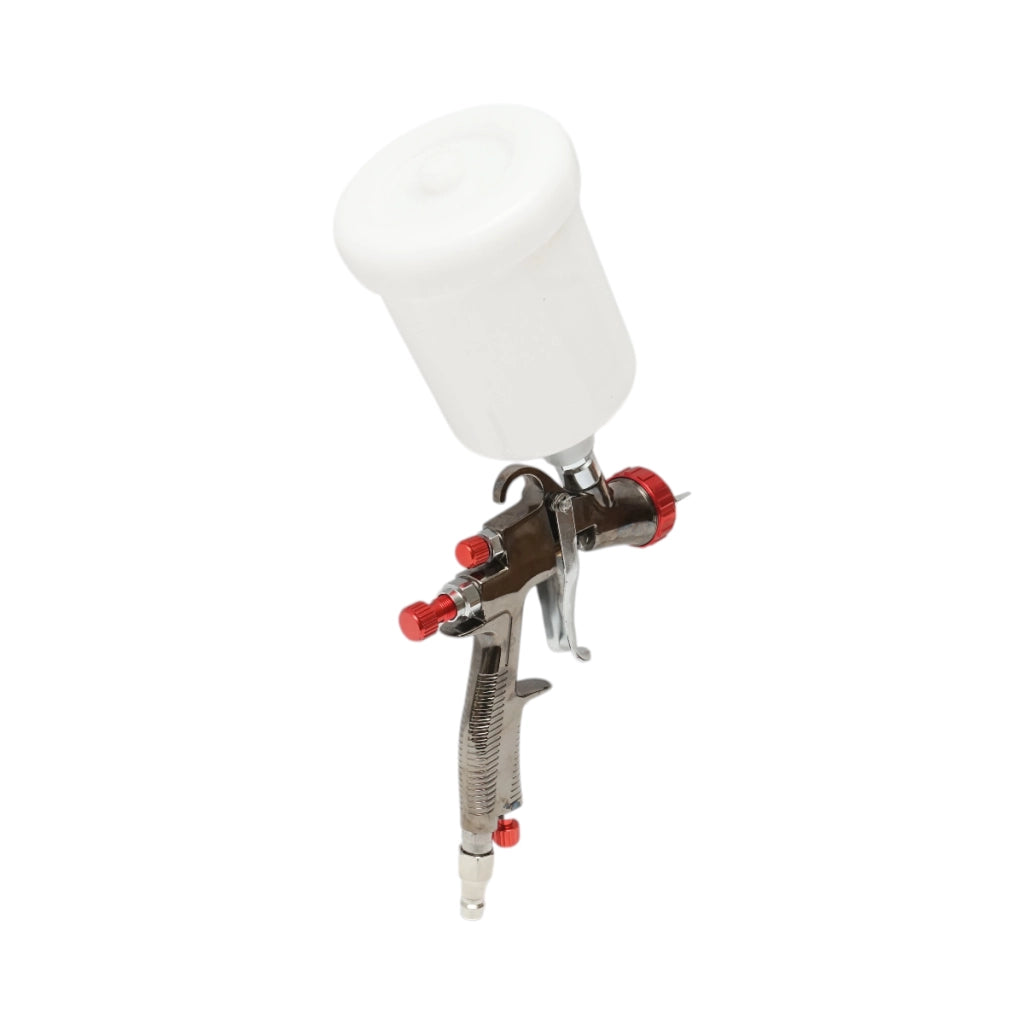 Pistola ad aria compressa professionale da 600 ml, ugello da 1,3 mm, portata 180 ml/min, pressione massima 3 bar.