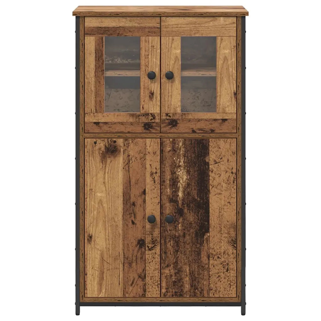 Credenza | Madia | Buffet da pranzo | Armadio da pranzo Legno vecchio 62 x 32 x 106,5 cm Legno multistrato
