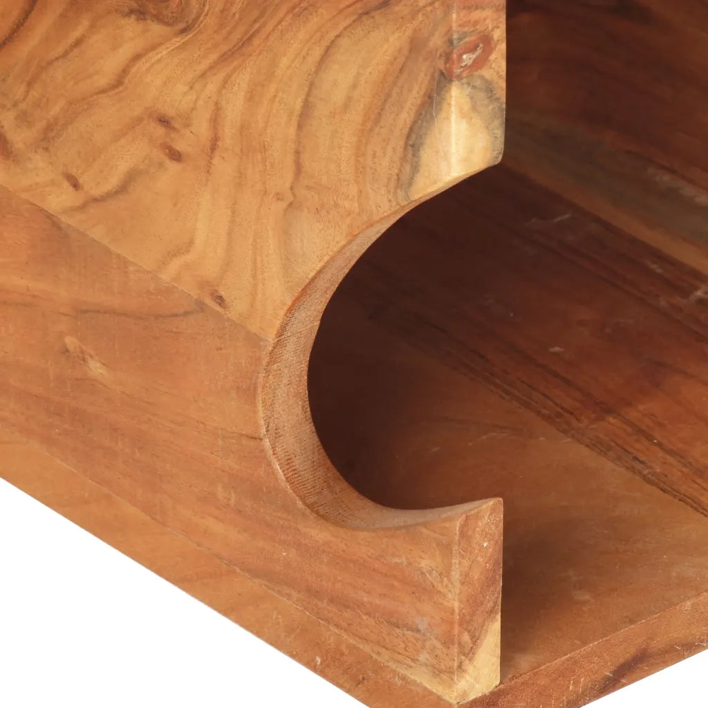 Supporto Bicicletta da Parete 35x25x25 cm in Legno di Acacia CFW8209631