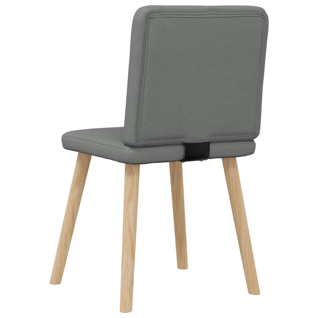 vidaXL Sedie da Pranzo 6 pz Grigio Scuro in Tessuto