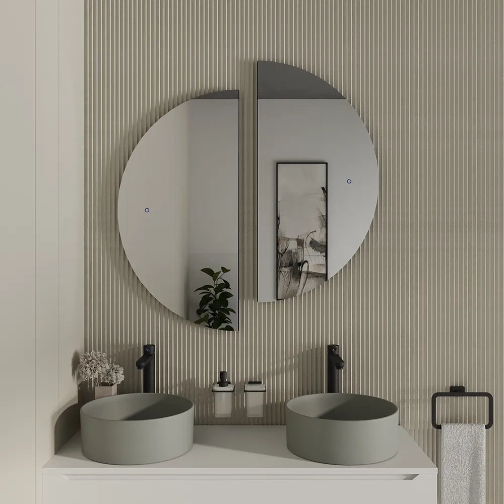 Specchio led 50x100 cm retroilluminato touch screen luce neutra | Luna