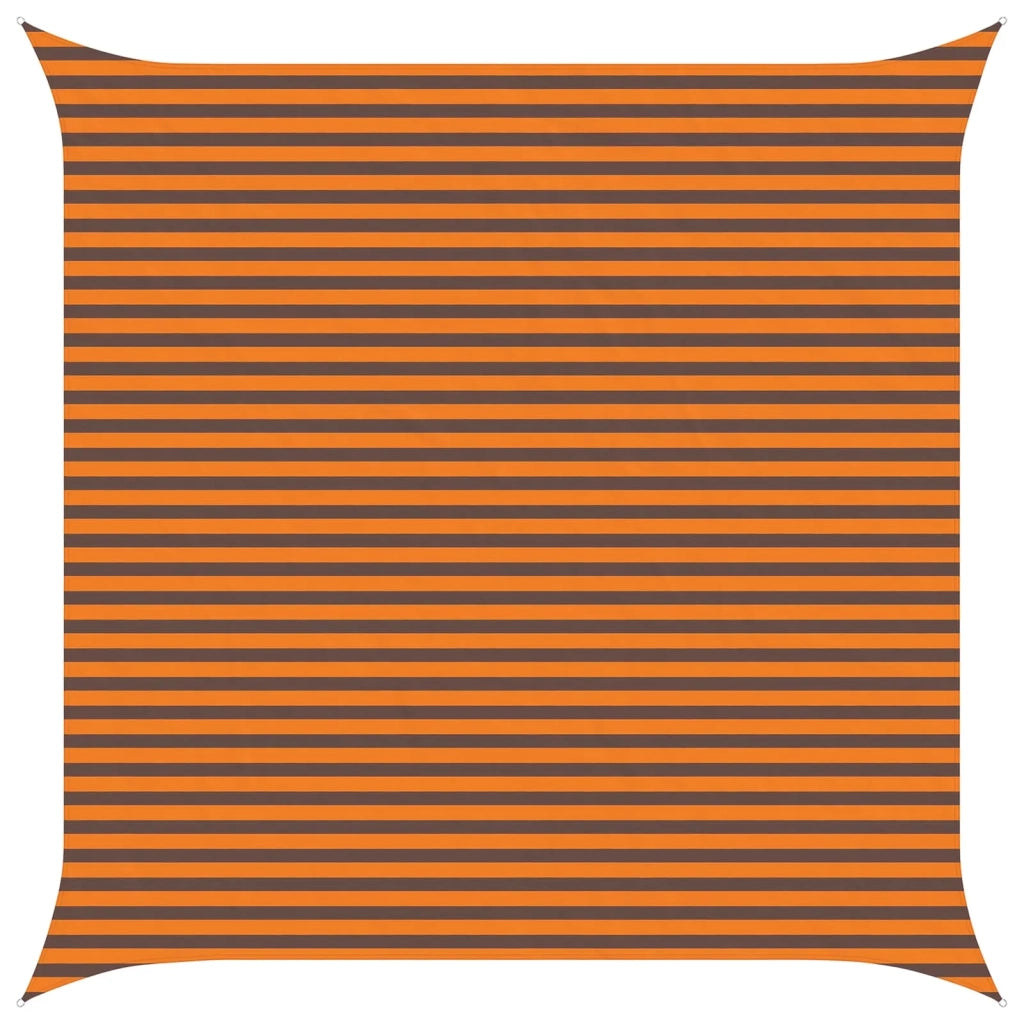 Telo Ombra da Esterno Arancione e Marrone 4,5 x 4,5 m 42030969