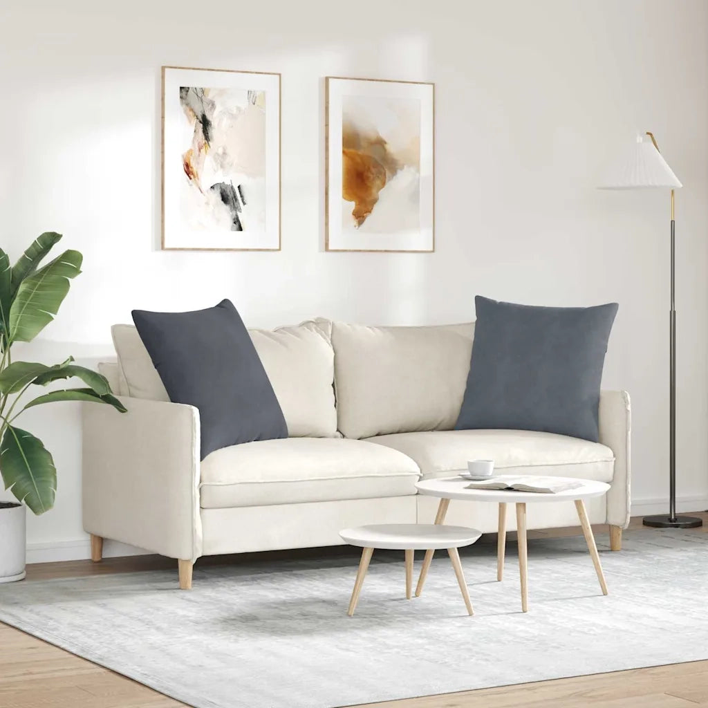 Cuscini da Divano 2 pcs Grigio scuro 60 x 60 cm 42014015