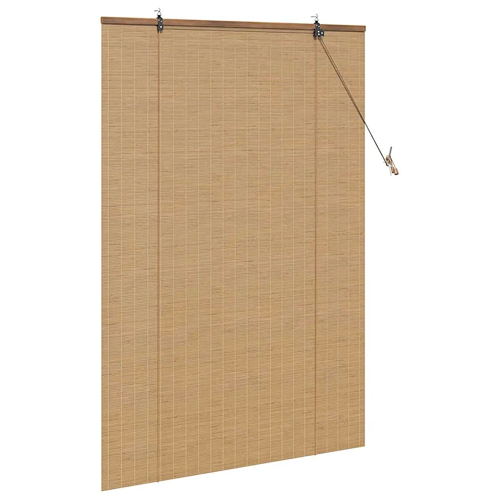Tenda a rullo con tende Marrone 110 x 160 cm Bambù 42006854