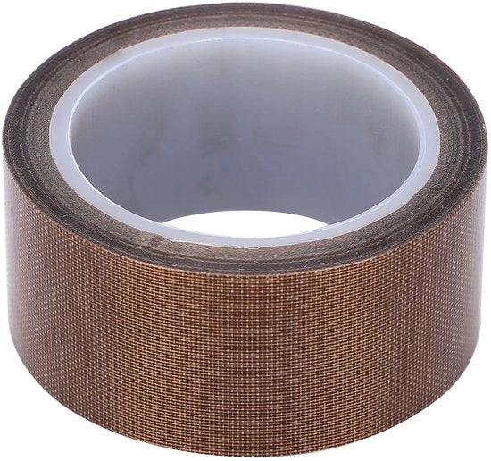Tecnica di Isolamento a Banda PTFE 10m - Alta Temperatura - Adesivo Auto-Attivo - Banda Isolante Termica - Larghezza 50mm - Spessore 0,13mm - Banda Isolante