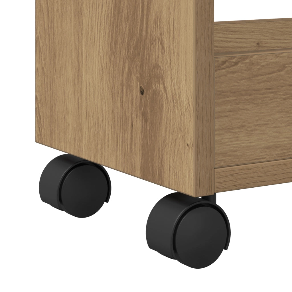 Armadietto in Legno Tecnico Rovere 60x22x79 cm