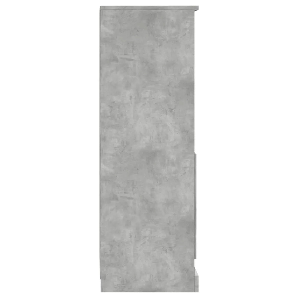 Credenza | Madia | Buffet da pranzo | Armadio da pranzo Grigio Cemento 36x35,5x103,5 cm in Legno Multistrato