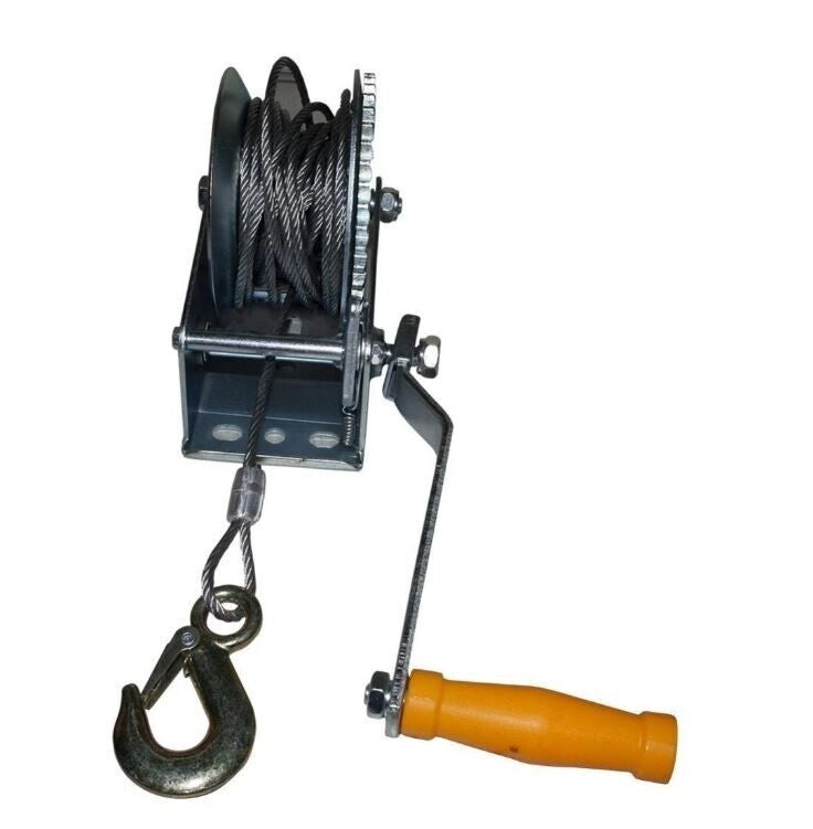 PARANCO MONTACARICHI VERRICELLO GANCIO MANUALE ARGANO 600 LB CAVO ACCIAIO 6 MT