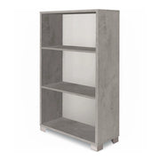 Libreria a Giorno 3 Ripiani 70x29x118 cm Cemento