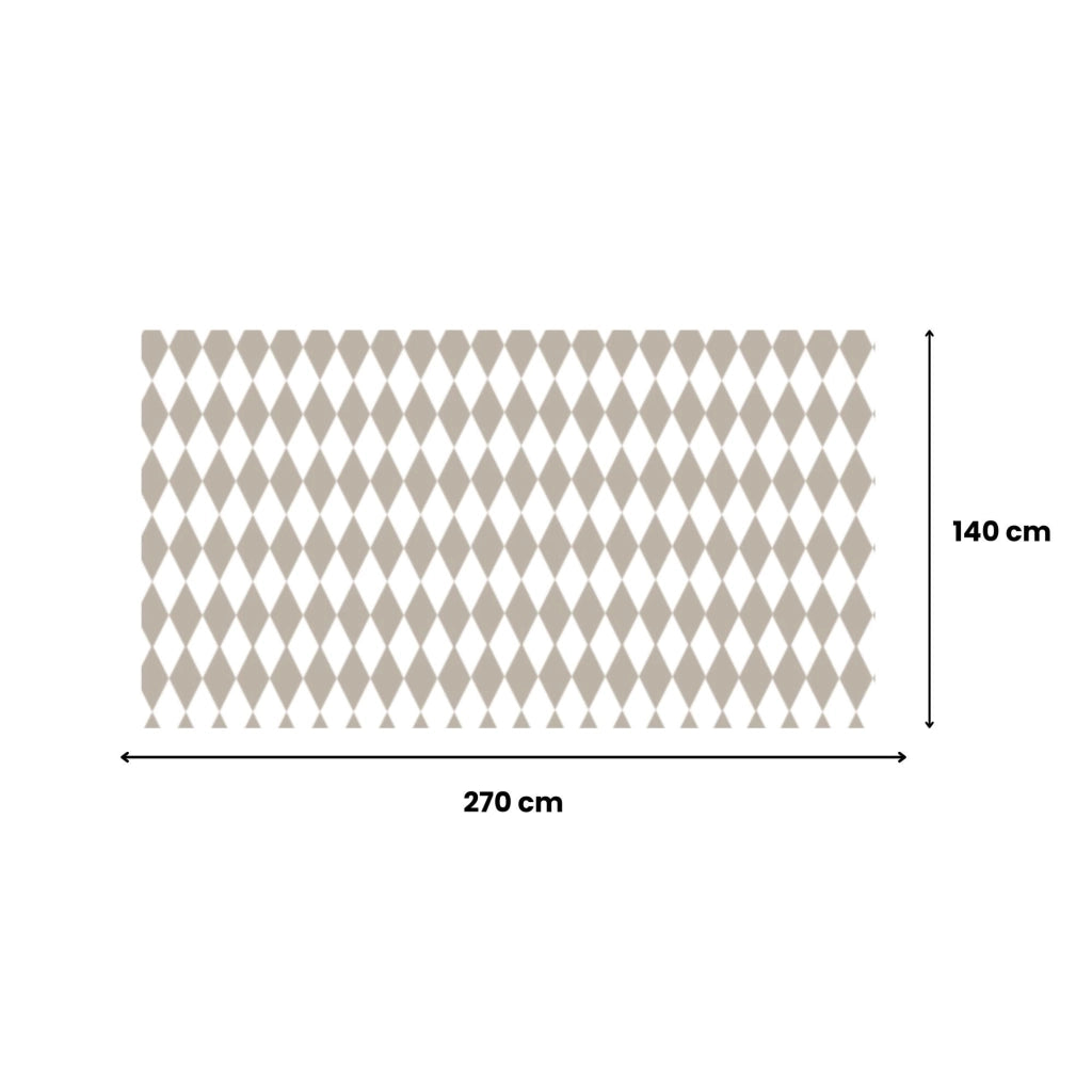 Acrobata, Tovaglia 100% Poliestere Tessuto Antipiega, Grigio Tortora