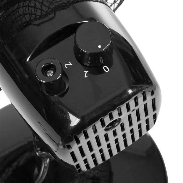 VENTILATORE TAVOLO 23CM NERO