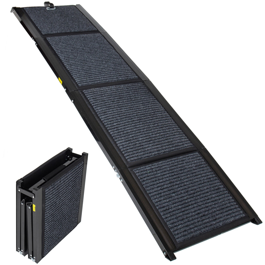 Rampa pieghevole per cani 180 cm con superficie antiscivolo