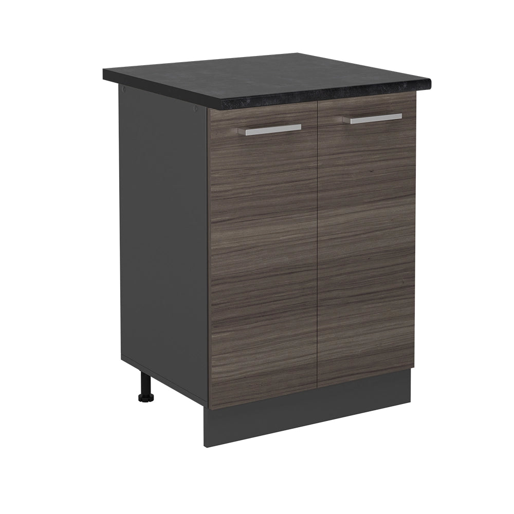 Mobiletto base cucina R-Line Grigio nobile/Antracite 60 cm, PL Antracite Vicco