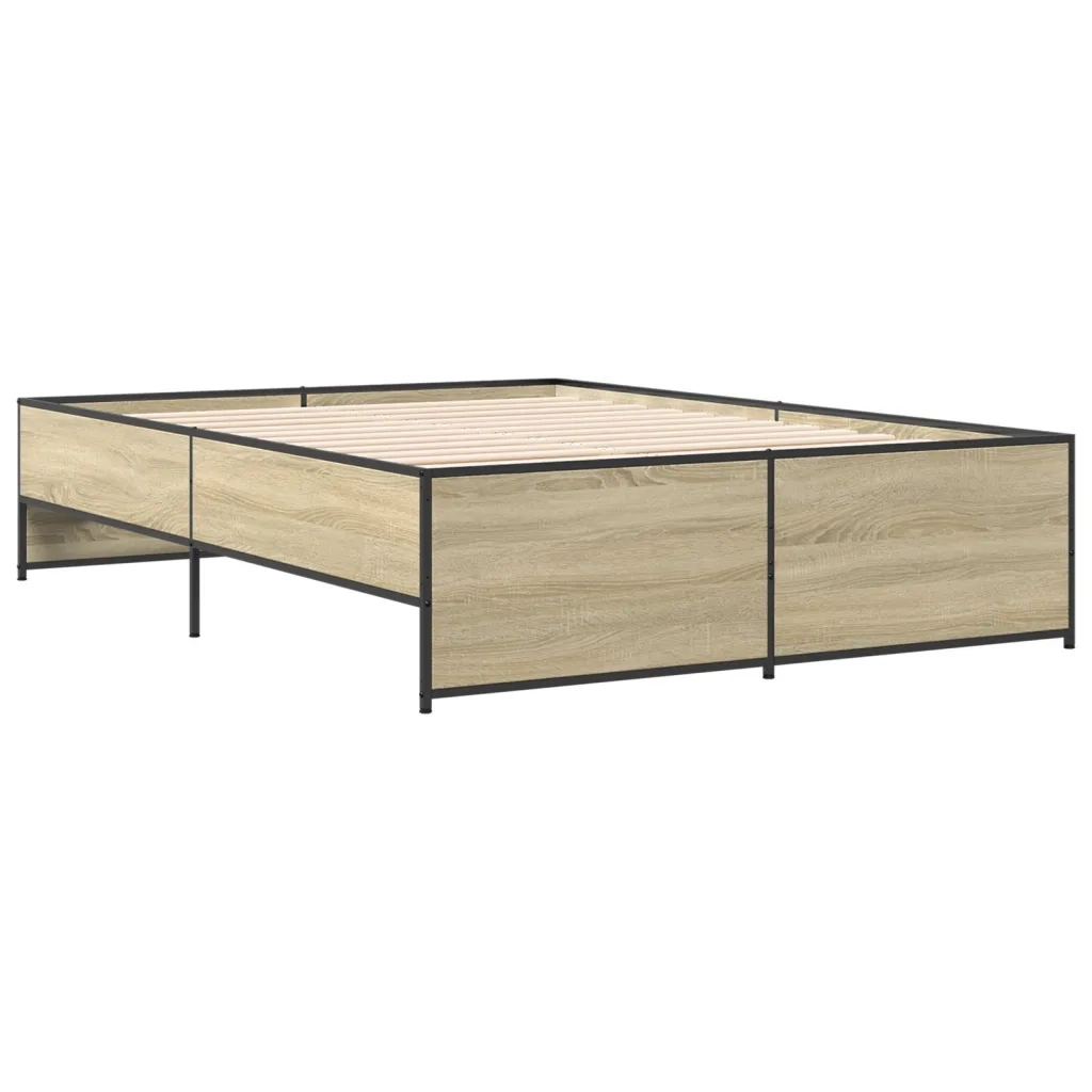 Giroletto Rovere Sonoma 135x190 cm in Legno Multistrato Metallocod mxl 91819