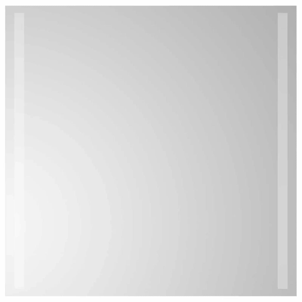 Specchio da bagno LED Trasparente 60 x 60 cm vetro temperato 42045790