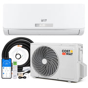 Condizionatore Inverter Monosplit, Climatizzatore 9000 Btu, R32, A++, Silenzionso 19 dB, A++, Raffrescamento, Riscaldamento, Deumidificazione, Ventola, Timer, WiFi, Telecomando, Autopulizi