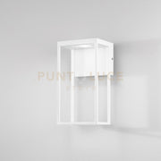 APPLIQUE LED GRIS BIANCA 12W 1390LM CCT 3000K / 4000K IP54 15X12,6X28CM