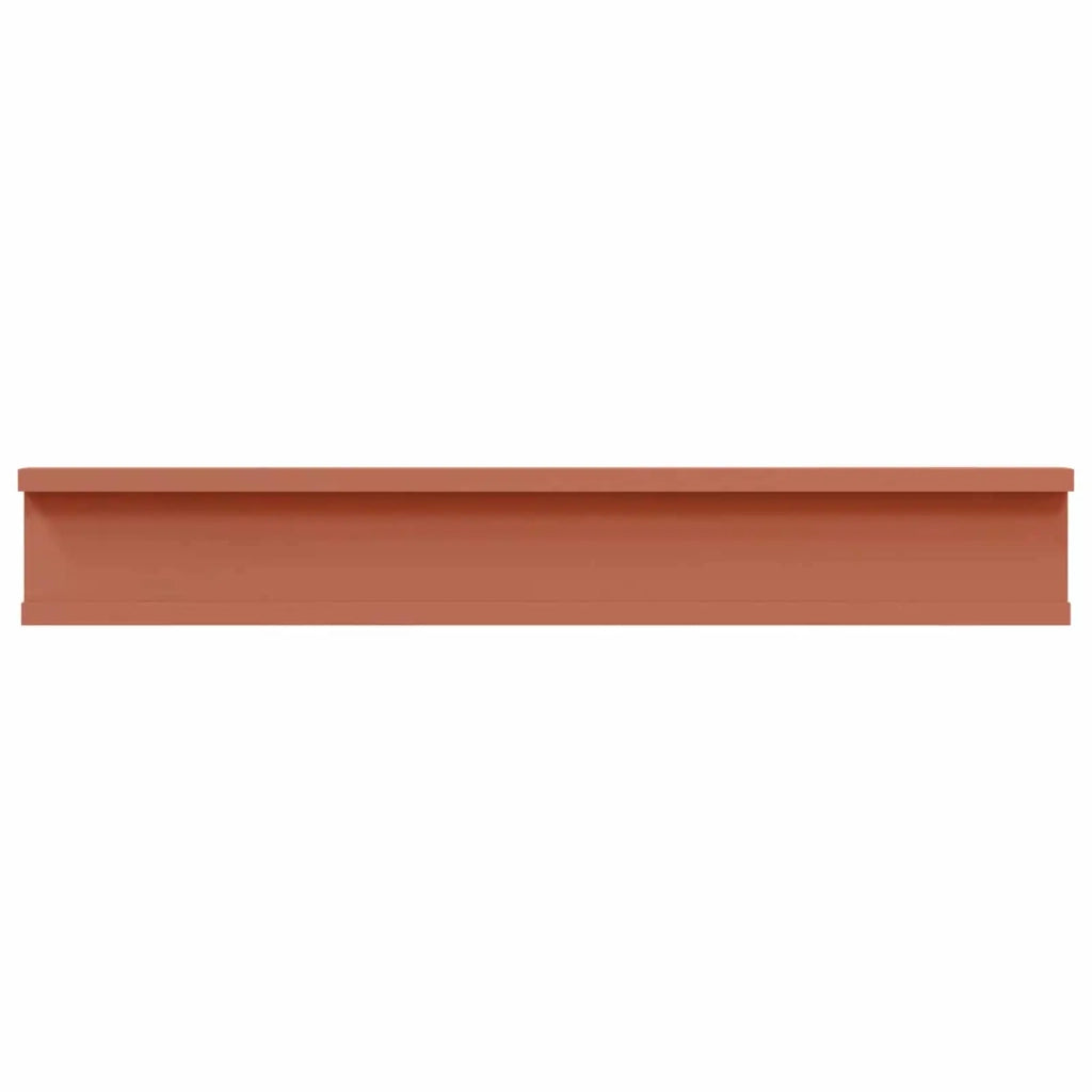 Scaffale da parete 4 pcs Rosso 60 x 9 x 3 cm Legno multistrato