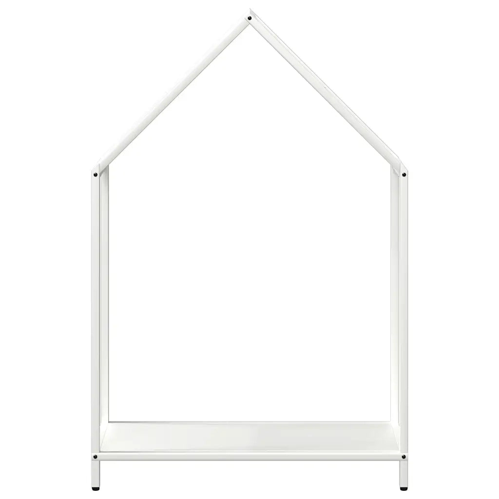 vidaXL Rastrelliera per Legna da Ardere Bianca 60x25x90 cm
